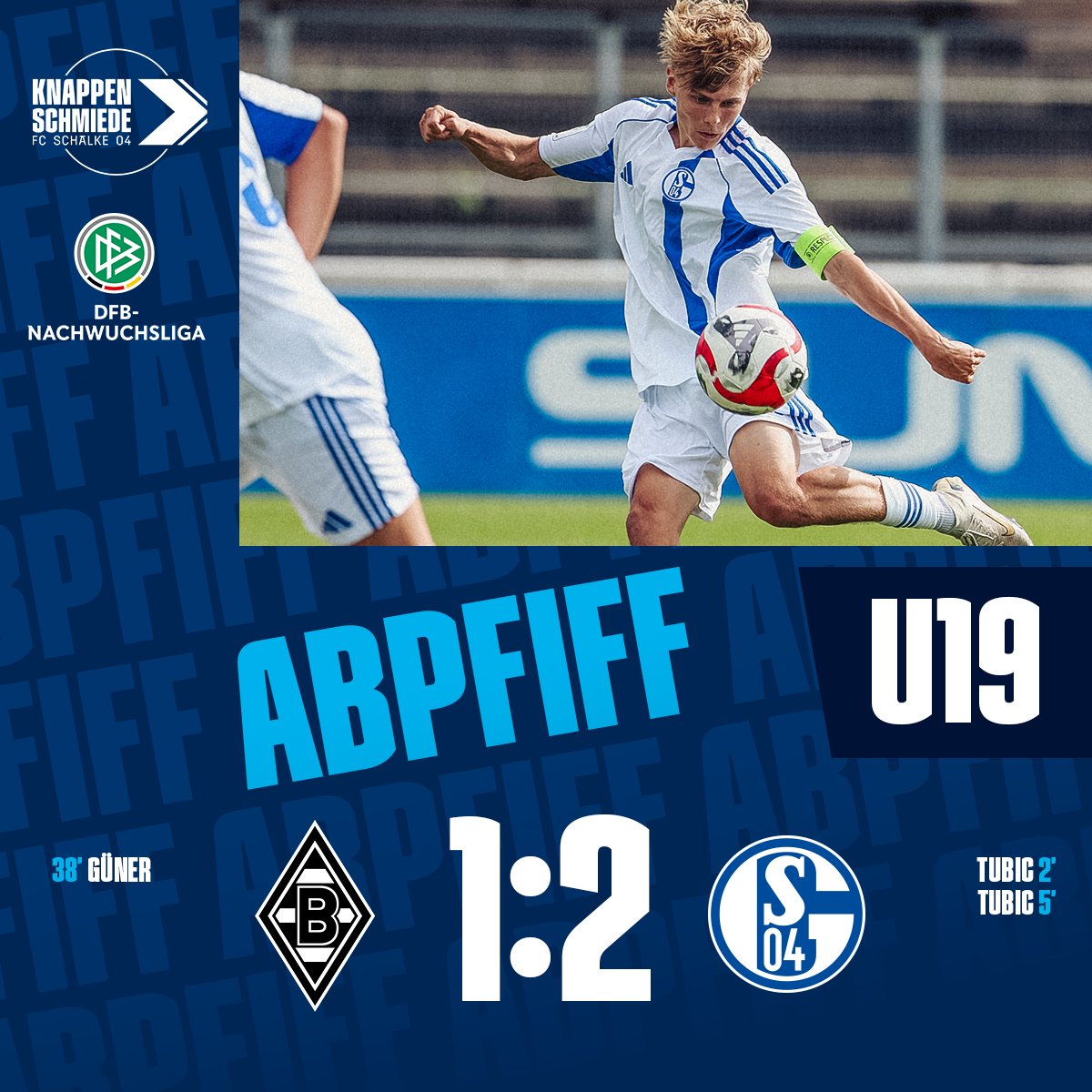 ➕3️⃣❗

#schmiede #U19Nachwuchsliga #S04