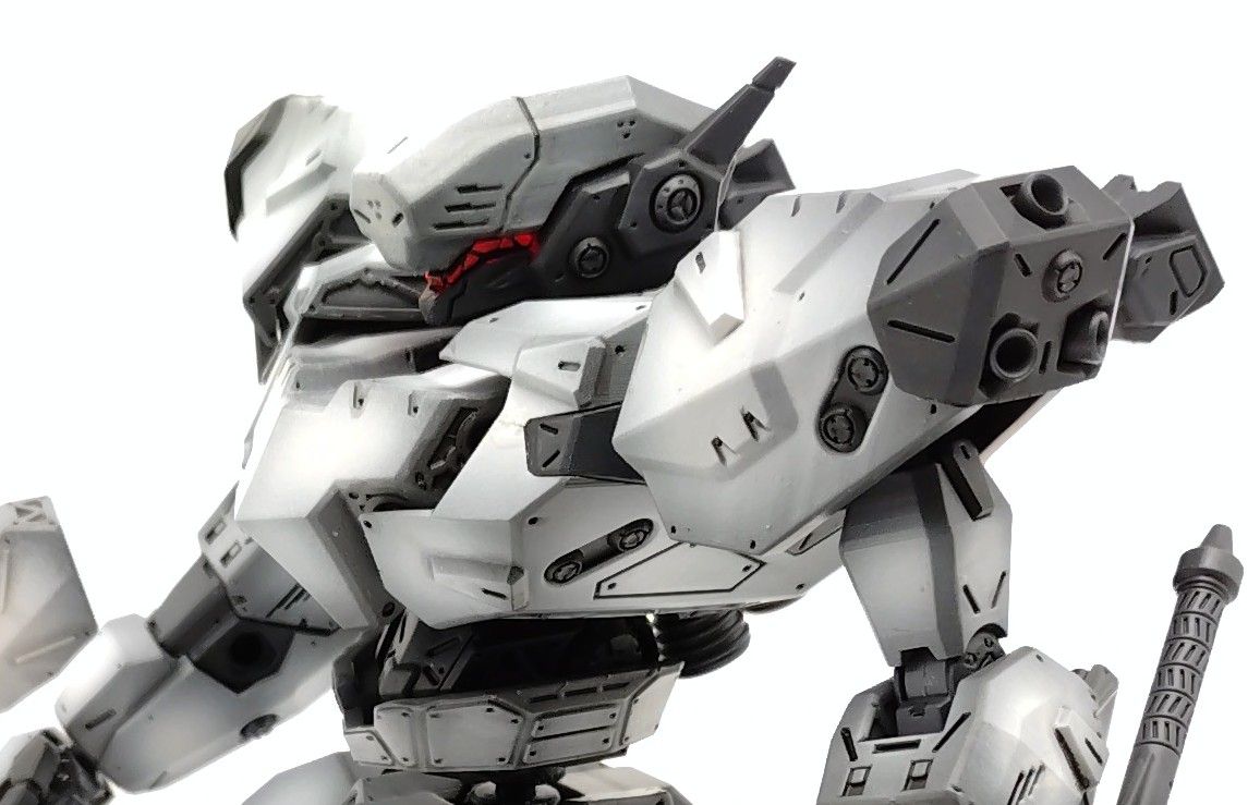 オリジナルメカ　グラディエーター完成しました！自分好みのソリッドなデザインをバンバン取り入れてみましたわよ！
実は一度完成させたんだけど色が気に入らなくて二回作ってるのだ_(:3」∠)_（ぇー
#オリメカ