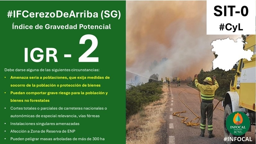 NuevaAlcarria's tweet photo. El incendio de Peñalba entra en Segovia por Cerezo de Arriba y obliga a desalojar Riofrío y La Pinilla https://t.co/oEdsIXT5i2 #penalbadelasierra #penalba #lapinilla #riofrio #cerezodearriba #iiff #incendios #castillayleon #intervencion #BomberosForestales #bomberosforestalescm https://t.co/voO0CfTa8u
