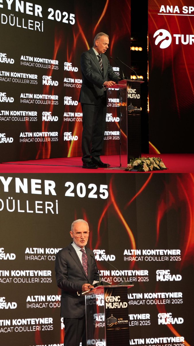 gencmusiad's tweet photo. Türkiye’nin genç ihracatçılarına verilen en prestijli ödüllerden biri olan Altın Konteyner, bu yıl 5. kez düzenlendi! 

35 yaş ve altındaki genç girişimcilerin yenilikçi vizyonlarını, ihracata kattıkları değeri ve uluslararası rekabetteki başarılarını taçlandıran bu özel program; Genç MÜSİAD İhracatı Geliştirme Komisyonu tarafından hayata geçirildi.

Her yıl büyüyerek devam eden Altın Konteyner Ödülleri, gençlerin başarı hikâyelerini görünür kılmaya ve Türkiye’nin ihracat gücünü daha da ileri taşımaya devam ediyor. 

Bu gurur yolculuğunda emeği geçen tüm girişimcilerimize ve paydaşlarımıza teşekkür ederiz.

#AltınKonteyner2025 #GençMÜSİAD #İhracatınGücü #GençGirişimciler