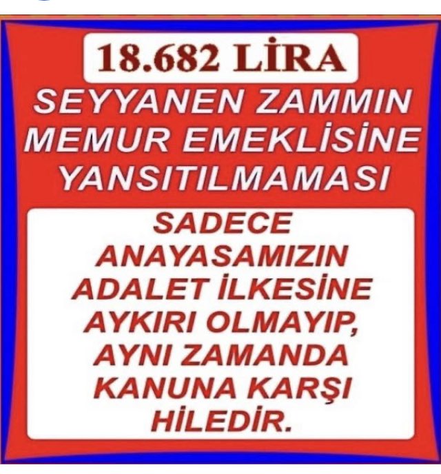 #MemurEmeklisineAdalet
