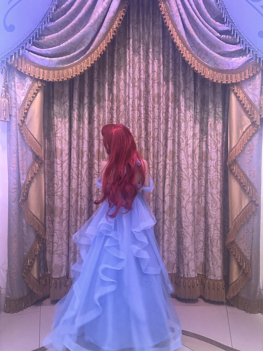 この後ろ姿アリエル過ぎない？！？！

 #Dハロ仮装2025