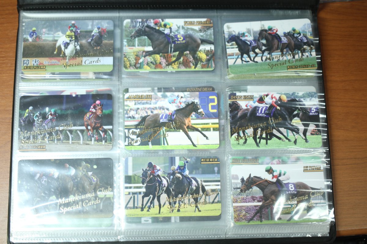 まねき馬　まねき馬倶楽部　競馬カード　アーモンドアイ　レインボーカード　ルメール まねき馬 まねき馬倶楽部 競馬カード アーモンドアイ レインボー