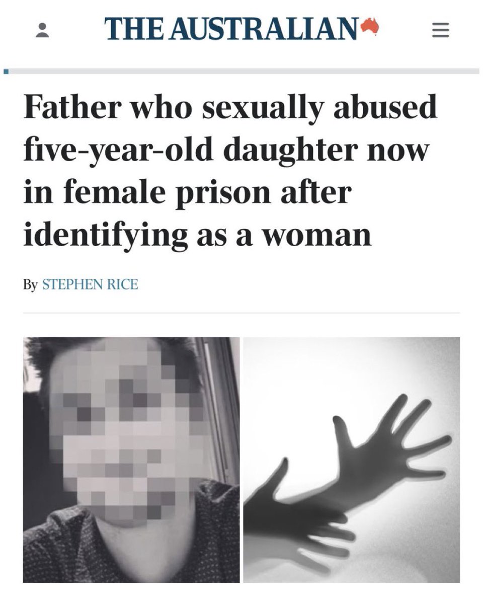 🇦🇺 This has to be Australia’s Isla Bryson moment 

Male sexual predators DO NOT belong in women’s prisons
