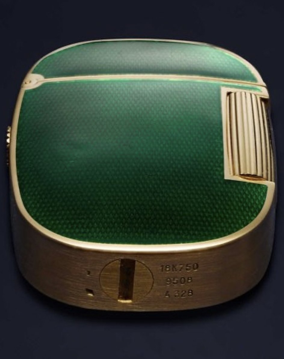Patek Philippe Gold &amp; Enamel Lighter Ref. 9508