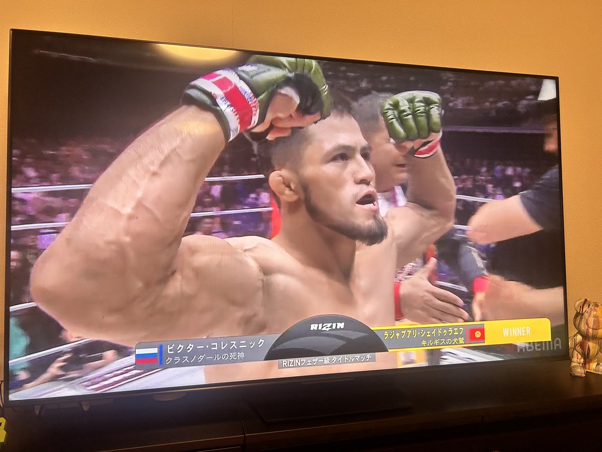 僕の友達強かったです！
まさかの30秒ほどでコレスニックを撃破👊 #RIZIN51