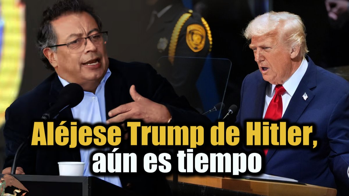 🛑🎥 ¡Petro enfrenta a Trump y denuncia genocidio en Gaza y Colombia! 👇#Petro #Genocidio #Gaza #Trump #Colombia #Bolívar #Noticias #DerechosHumanos

youtu.be/2il5kTh9VOw