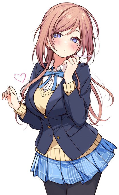 skeb待ちで描いてた莉波ちゃんFA 