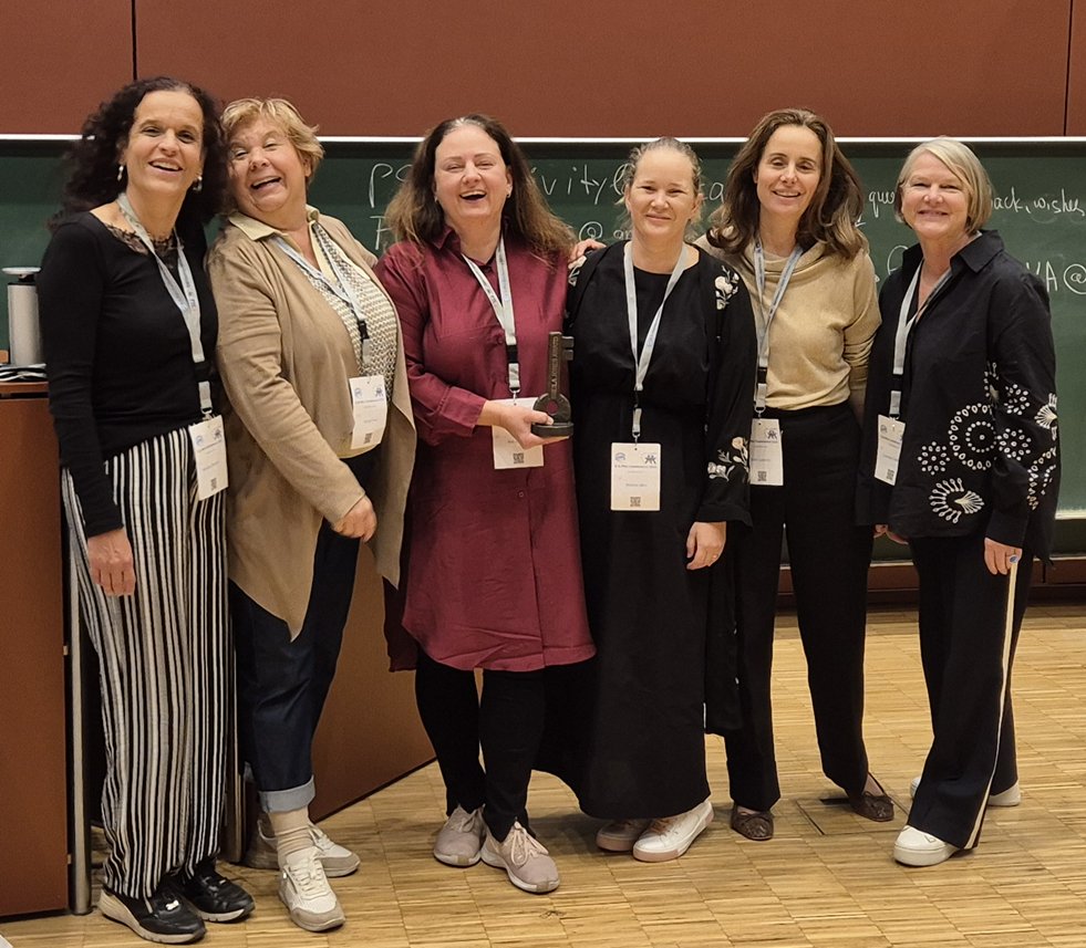 6 winners (current and former) of the Sheila Jones award. What a line up!  #ESPKUConference2025