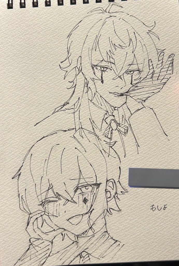 ありがとうございました〜💕
描いたものなど❣

ちなみにハートの画用紙横並びにするとカップリングみたいに見えるのでお使い（？）ください　
戦争が起きないように同キャラにしたけど同一カプの戦争が起きたらごめん