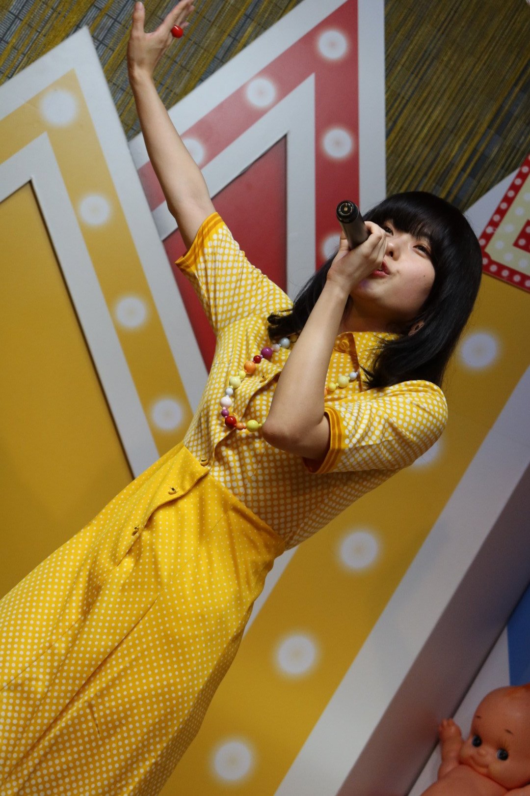 ヤンさま。専用。増田光 オブジェ 歌っているくま 右 AMO CAFE WEB SHOP / ギャグマンガ日和GO × Amo Crepe アクリル