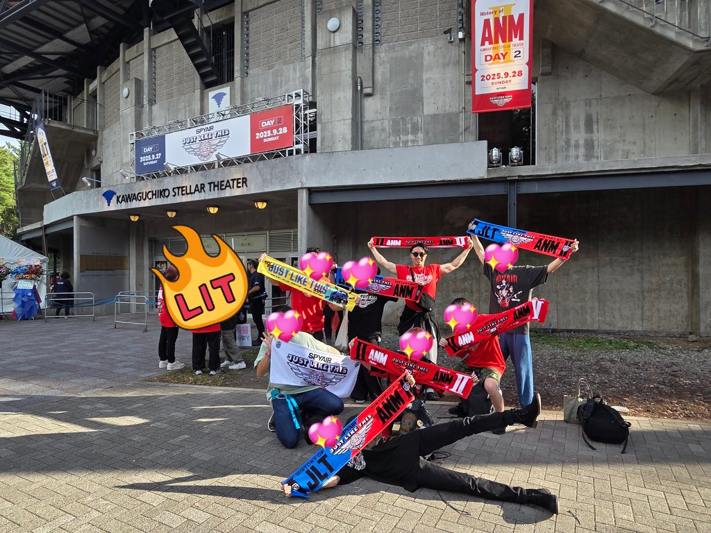 Day2はぼっち参戦だったけど、沢山のfamilyと仲良くなれました‼️

今日会ってくれた方、お菓子くれた方、写真撮ってくれた方、ありがとうございました‼️
関わってくれた全ての方にBig Love❤️

まだまだ沢山の人と仲良くしたいのでこれからもどうぞよろしくです🙇

#spyair
#JLT2025
#寂しくなかったよ