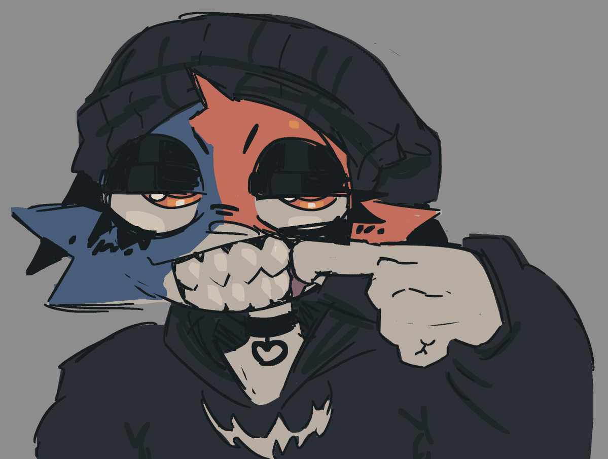 them teeth #meowskulls