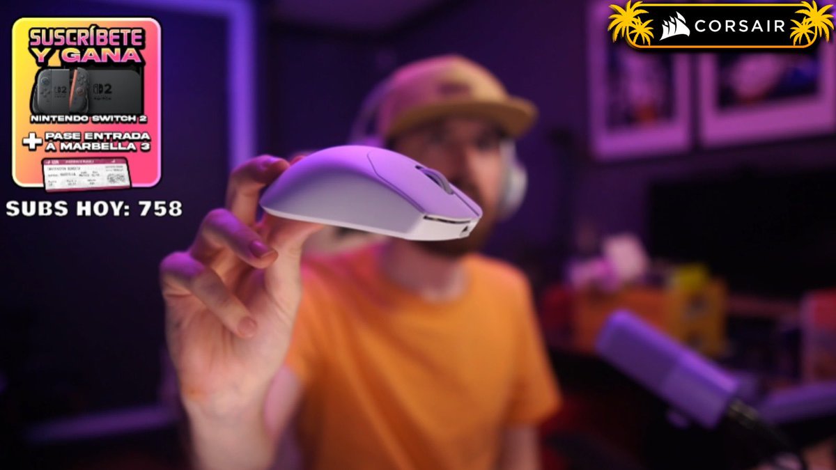 Estamos de lanzamiento este mes🔥 con el ULTRALIGERO de Corsair. 
Mi nuevo imprescindible del setup.
👍 Like si quieres uno