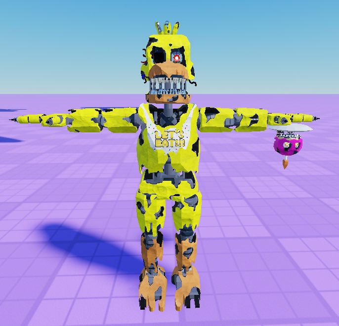 JazzyButCooler's tweet image. More nightmares i made 
#fnaf #robloxstudios