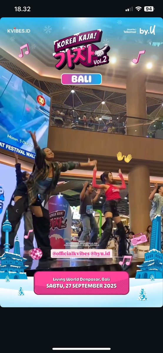 bukmiiii's tweet photo. ADA YG KEMAREN KE RPD BY.U BALI KVIBES KAHH? ada yg punya video2 pas rpd gaa, mau minta plis gapunya video samsek😔😔😔🥹 aku yang pake baju barbie btw

#bali https://t.co/tJCvfiu9tb
