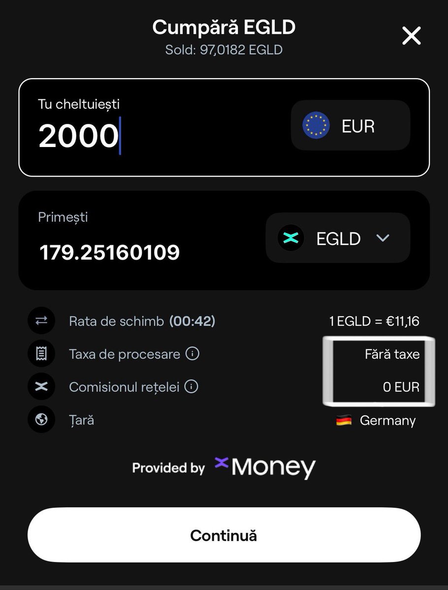 More $EGLD No tax fee🤑! 
2 more days <a href="/xPortalApp/">xPortal</a> 
Provided by <a href="/xMoney_com/">xMoney.com</a>