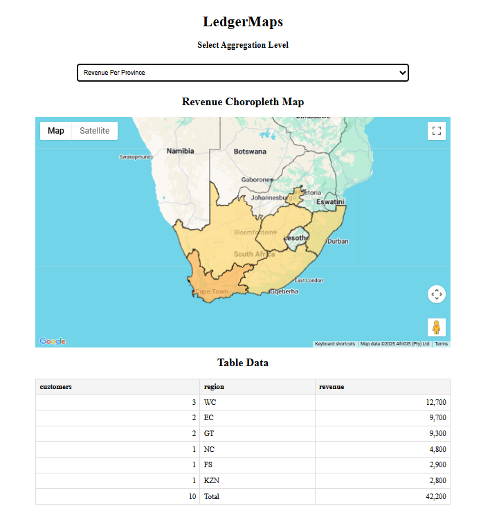 Crystal_maps's tweet image. Aggregated customer revenue by province  

Geographic Dataset: MDB Local Municipal Boundaries  Tech stack: Big Query, Google Maps, React  

My husband helped me test the dataset in QGIS before I integrated it into my project 🙂#spatialfinance