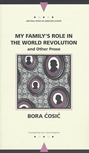 Latest on my website: Bora Cosic's My Family’s Role in the World Revolution about a chaotic Serbian family struggling in WW2 shorturl.at/IsF4m trAnn C. Bigelow from <a href="/northwesternup/">Northwestern University Press</a>