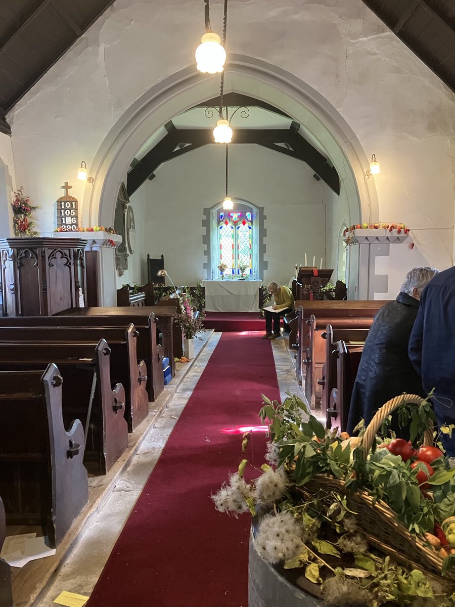 Celebrating 15th Sunday after Trinity at Abbeydore and Harvest Communion at Walterstone