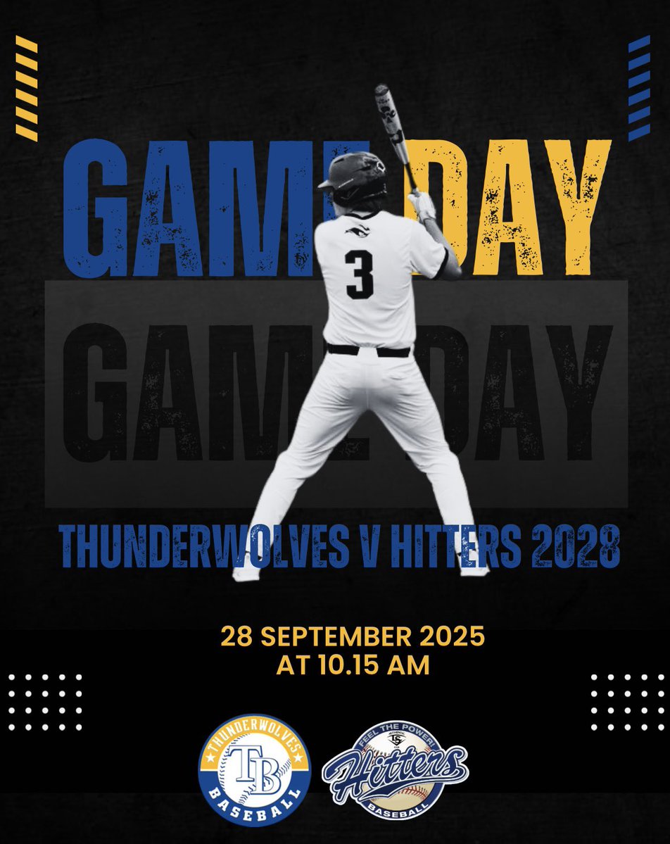 TWolvesScout's tweet image. Thunderwolves Prospect close out the Fort Myers trip with a DH of today🌴

8:00am v Florida Burn
10:15am v Hitters 2028

Lee County Player Development Complex