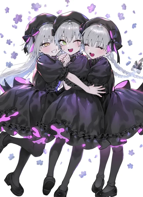 お揃い衣装のジャンタリリィとジャックとナーサリー