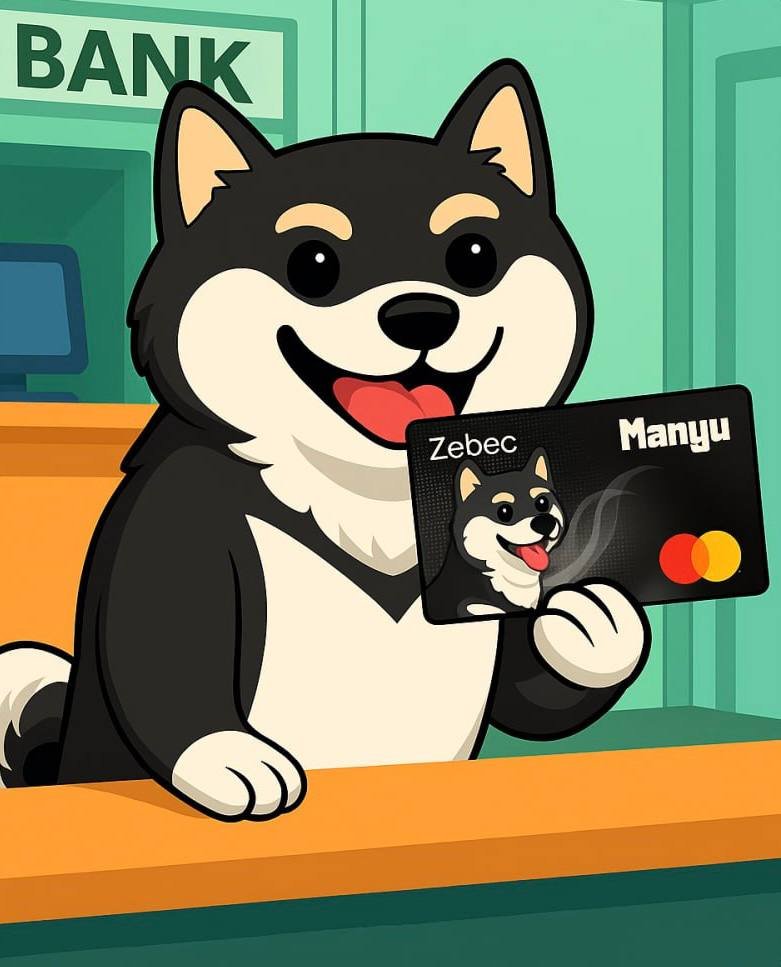 Tap... tap... spending wisely with my $MANYU card.

#ManyuArmy 
<a href="/ZebecCards/">Zebec Cards</a>