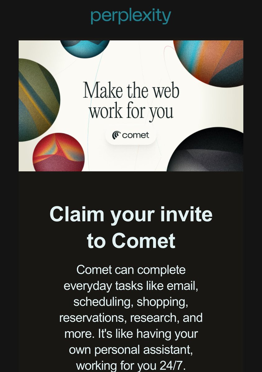 AbcpokerBI's tweet image. #Perplexity lanserar ny webbläsare Comet

Nån som prövat?