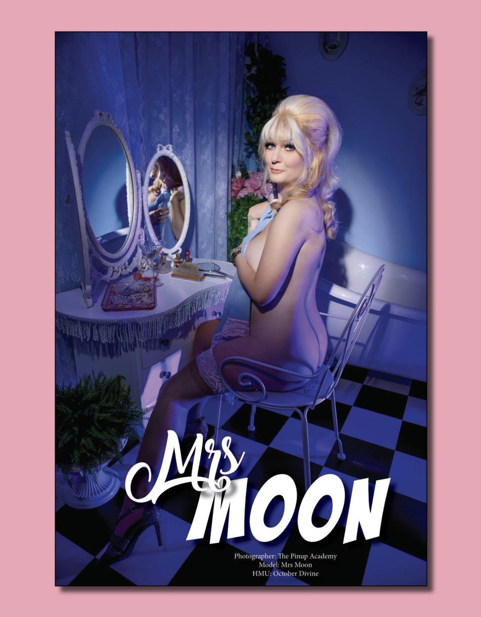 A very proud husband moment <a href="/sequinedmoon/">Sequined Moon</a> Another photograph from this month’s BOMBSHELL Magazine featuring my amazing Mrs Moon…. Please follow her on Instagram @mrsmoon_pinup
Hair &amp;Makeup: <a href="/OctoberDiVine/">OctoberDivine PinUp</a> 
Photography: <a href="/ThePinupAcademy/">The Pinup Academy</a> 
magcloud.com/browse/issue/3…
