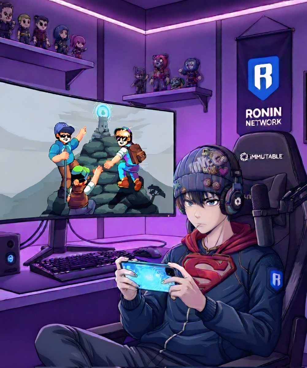 GM Gamers 🔥

The Web3 gaming journey is always exciting and fun, pushing game, and connecting with a solid community &amp; Players.

also i joined as a player &amp; creator on <a href="/Immutable/">Immutable</a> and <a href="/Ronin_Network/">Ronin</a> 

My little dream is still the same ➡️ to have a better device so I can create