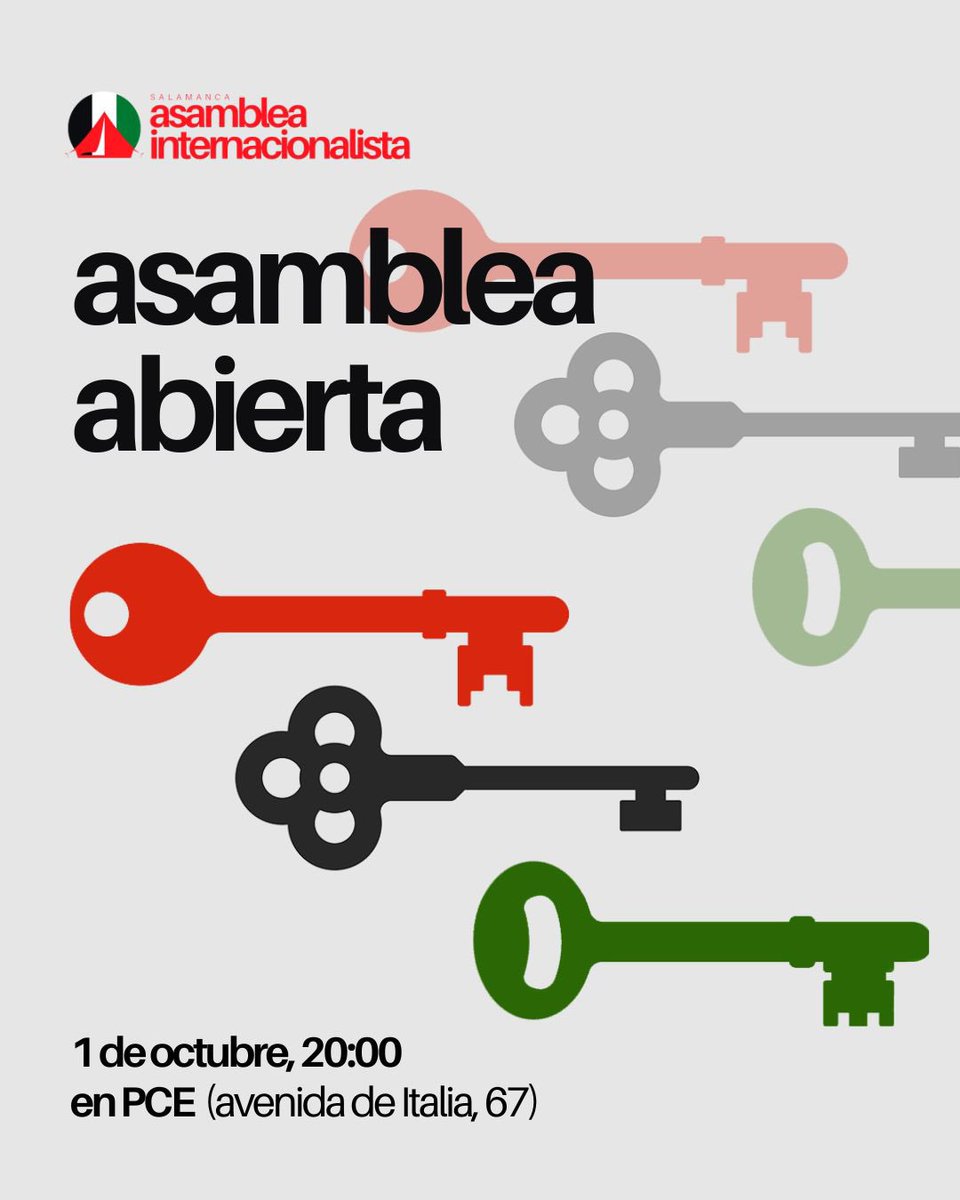 Asamblea Internacionalista de Salamanca tweet media