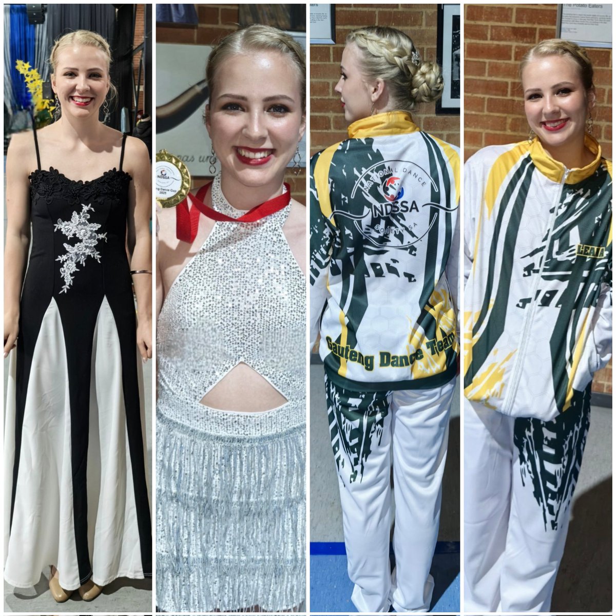 Baie geluk met jou Gauteng klere in dans en 4 goue medaljes my pop.  Ouma is so trots op jou....💃💃