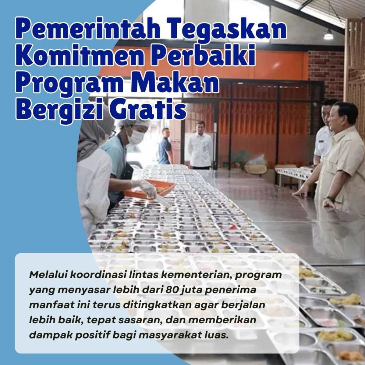 kiyowooou____'s tweet photo. pemerintah berkomitmen menegaskan perbaiki program MBG dengan tidak menurunkan kualitas makanan #KomitmenPemerintahJagaMBG 
https://t.co/G3mroDPepT https://t.co/0DIhUz9vPM