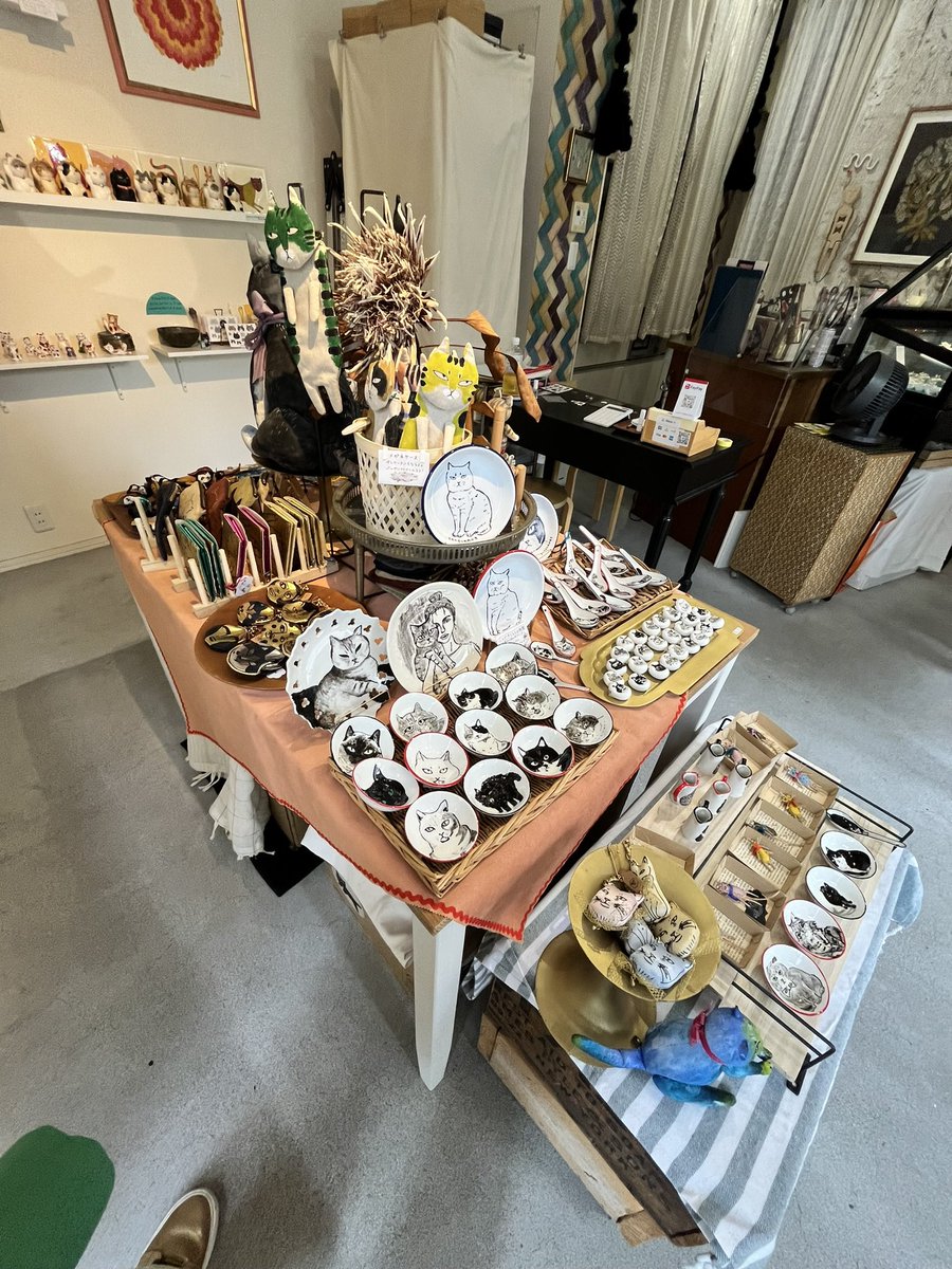 今週も
#ねこまつりat湯島 
盛り上がったね😸
来週もまた来てね😻
bollingen さんは木曜日から日曜日で営業だよ😽