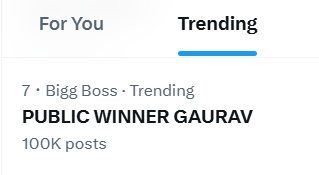 EnjoyLife_Peace's tweet photo. Dears @iamgauravkhanna ji @gauravklovers @Advik_Verse @thecaspiansk @shaan_sehgal @Gauravsquad & all #KhannaKaKhaandaan #GKcults #GKSupporters
Super Happy to See Our Spl #GauravKhanna jiTrend
PUBLIC WINNER GAURAV
reaches 100k+ Great,Our Target is 250k+ Keep on!
#BiggBoss19 #BB19 https://t.co/18OWtu0CIs