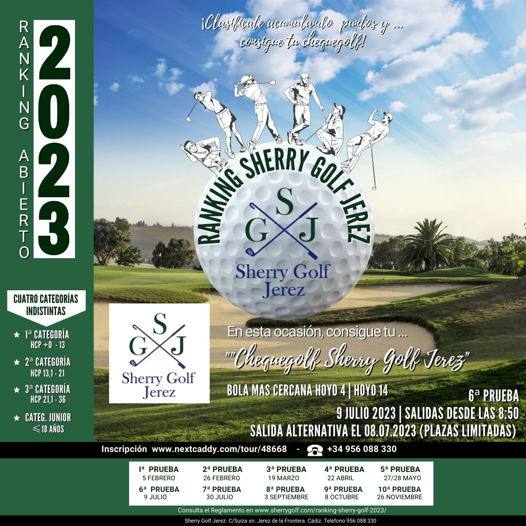 9ª Prueba Ranking y Series Roll Up Sherry Golf 2025 - Domingo 5 Octubre 2025 - mailchi.mp/50885a547aab/9…