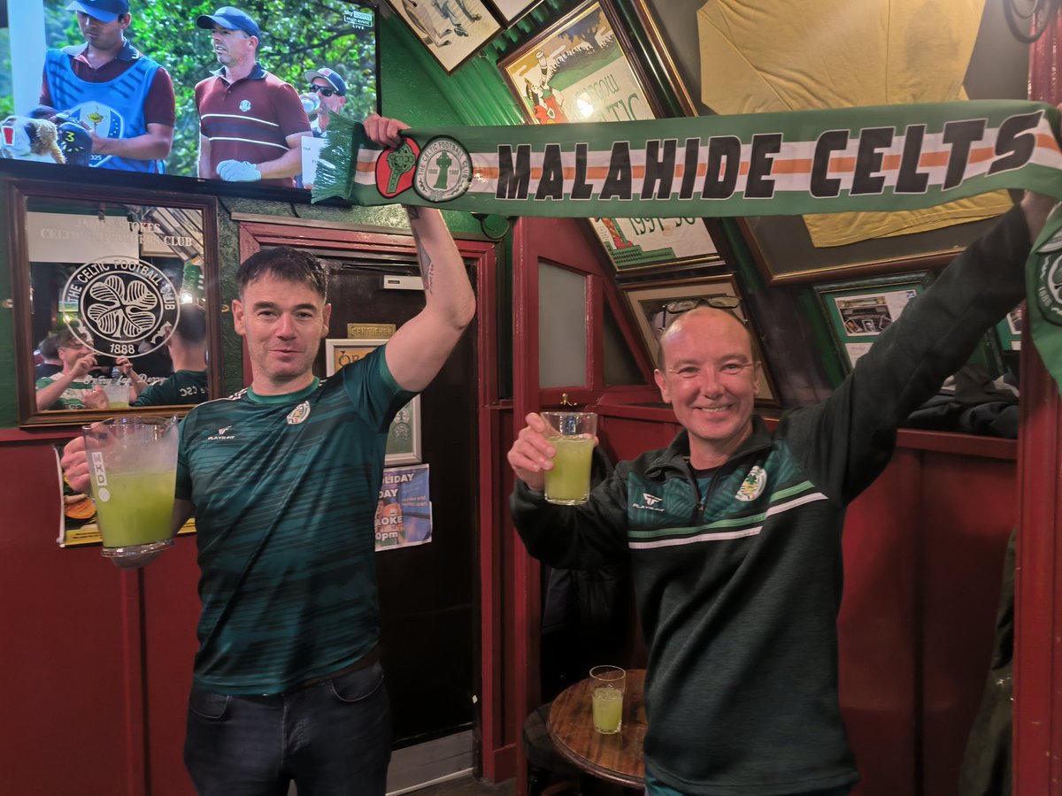 We do actually go to games when in Glasgow.... 🍺 Poor performance, little urgency, no creativity, no squad depth.
Great to meet our comrades from the Cork No. 1 CSC 🍀 keep the faith