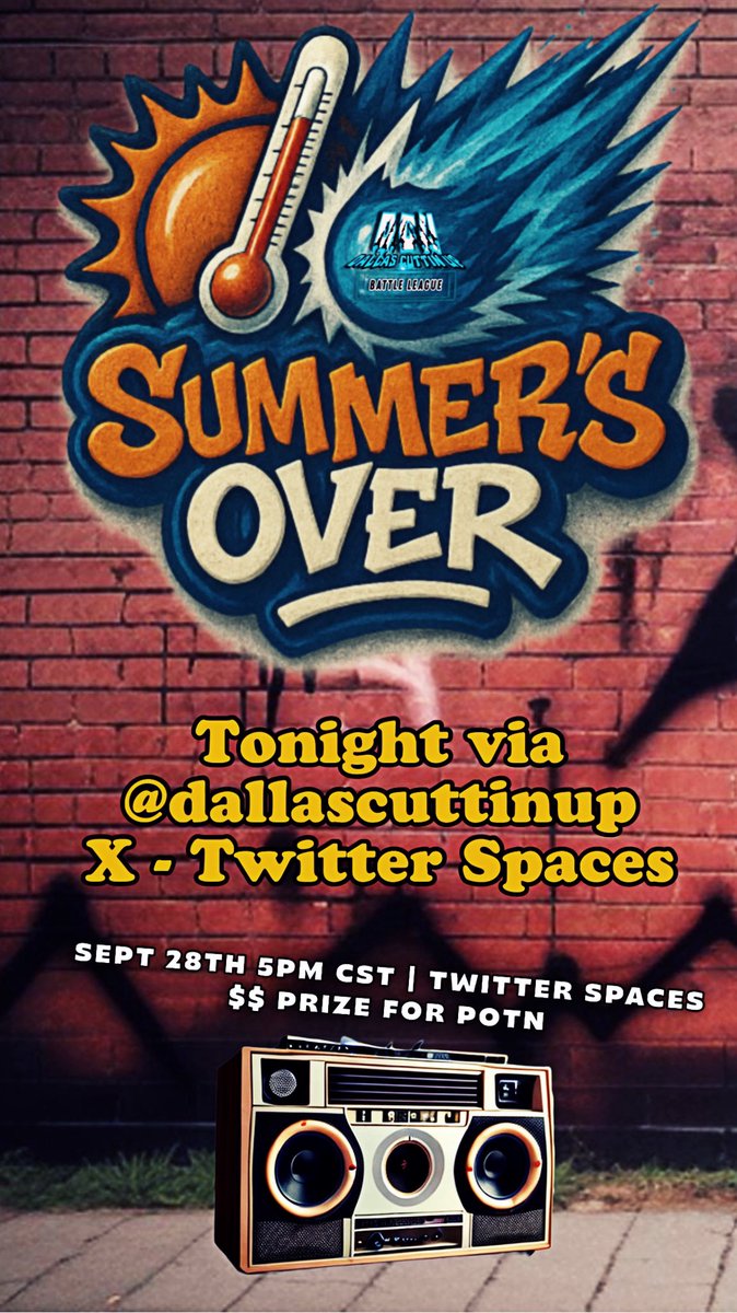 itzShezso's tweet photo. Summas Ovaโฆ and we got some new talent ready to debut and climb the ranks .. โ๏ธโ๏ธ #DCU #SummersOver
5pm tonight via @dallascuttinup #TuneIn https://t.co/G9ClKsUTwH