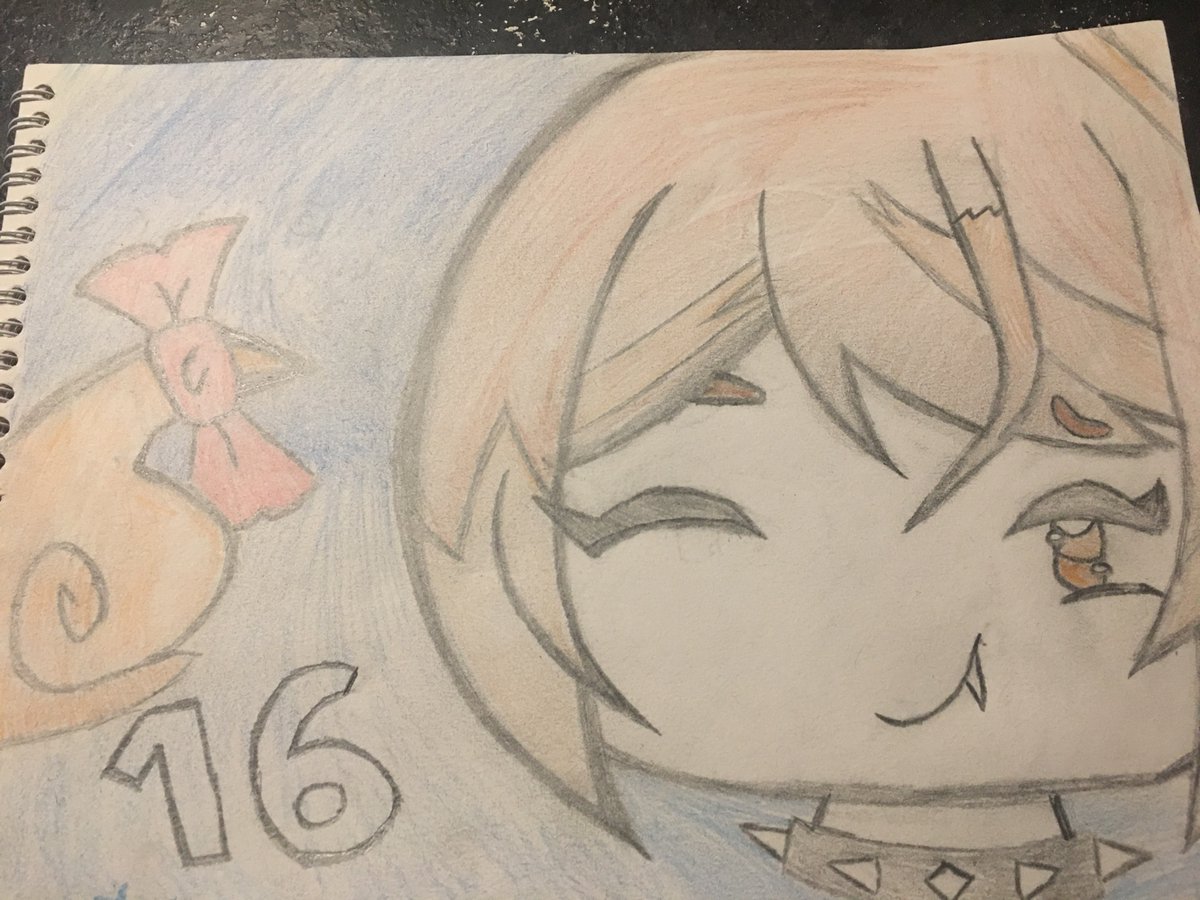 As promised here’s my artwork for my 16th birthday and you can tell I put time into it!
Its a HUGE difference to my first Sinder drawing I’ve made!! 
I love my community and I’ll hold the flame up high for everyone!!
#Sinderdoodle