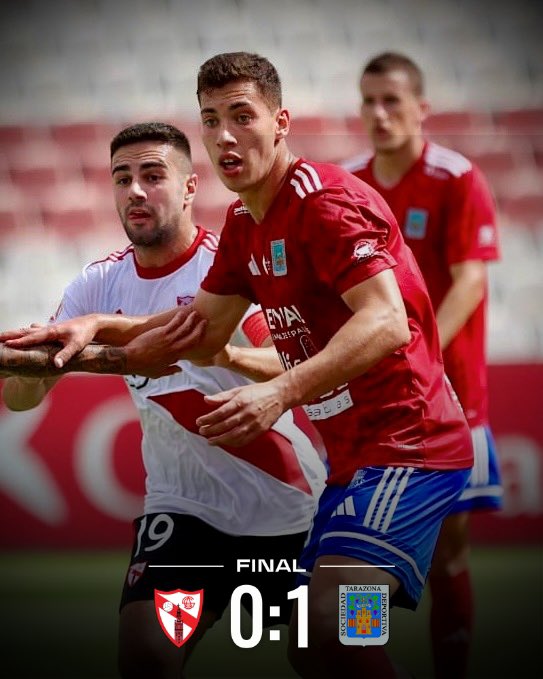 Final
𝙎𝙀𝙑𝙄𝙇𝙇𝘼 𝘼𝙏𝙇𝙀́𝙏𝙄𝘾𝙊 0-1 𝙎𝘿 𝙏𝘼𝙍𝘼𝙕𝙊𝙉𝘼