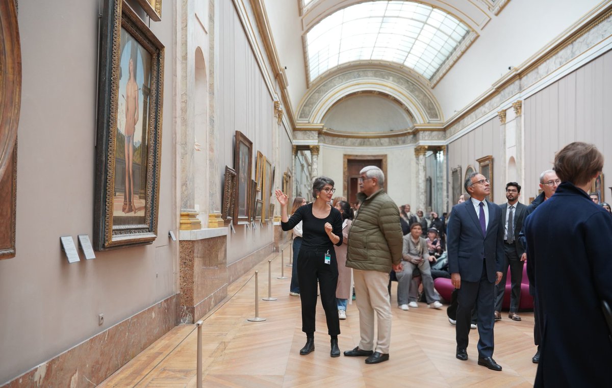 gssjodhpur's tweet image. #Paris 
#LouvreMuseum

@FranceinIndia @IndiaembFrance
