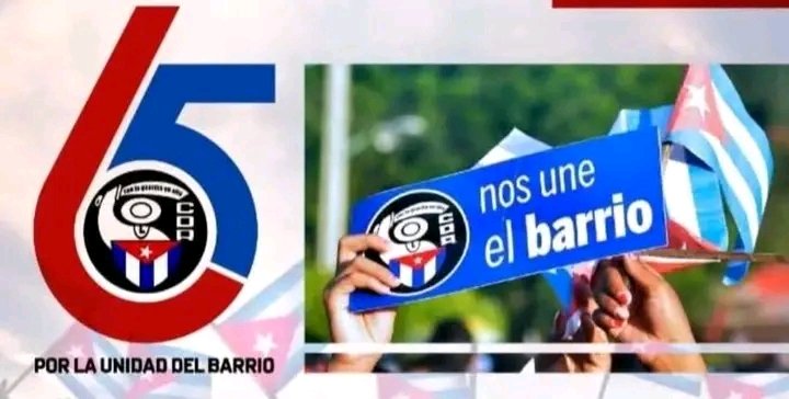 ¡Felicidades a todos los cederistas!  
Que este aniversario 65 de los #CDRCuba sea motivo de orgullo por la historia compartida y de compromiso renovado con los valores de unidad, cooperación y defensa de la Revolución.
En #SanctiSpíritusEnMarcha nos une el barrio. 🇨🇺