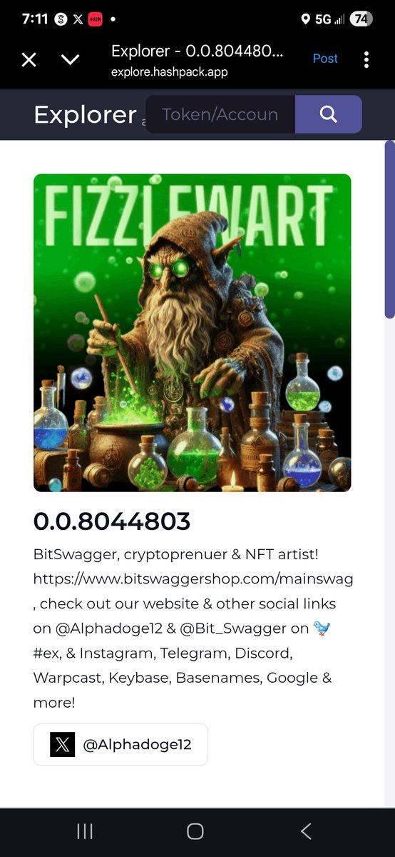 bit_swagger's tweet image. #BtcSwag on #Bitcoin, #EtherScan, & #HashPack! Among many other chains, wallets, and apps!
  Built on top of #Ethereum & #Bitcoin; #BSDStudios, LLC cryptos will move up every time the 'parent' chains move! 
  So I built everything on top of the winning #blockchains! October &…