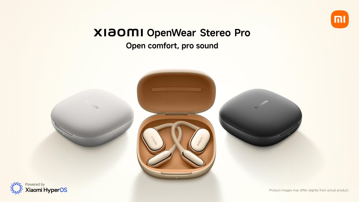 Meet Xiaomi OpenWear Stereo Pro. Redefining what open-ear audio