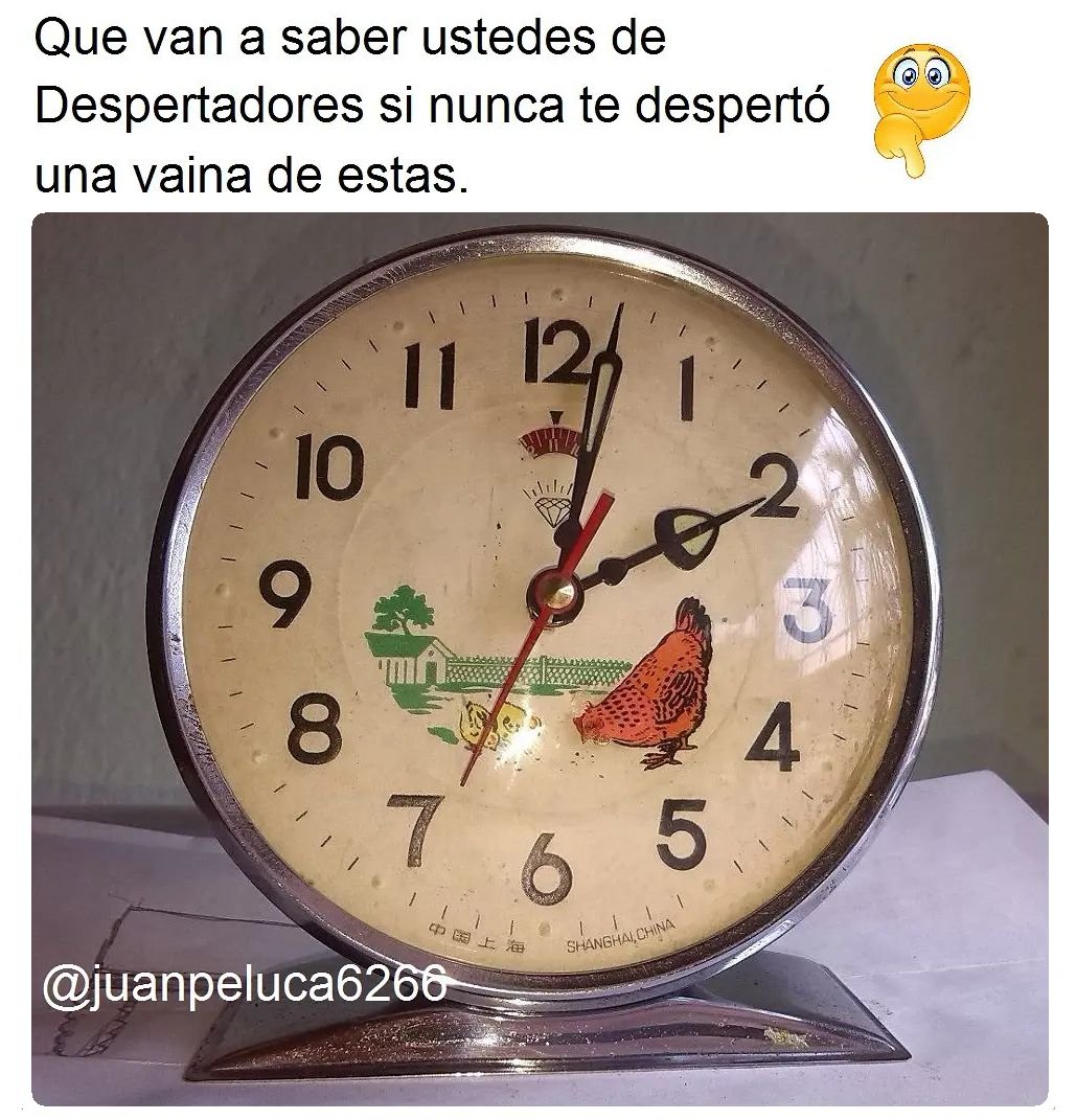 Cuenta la leyenda que este reloj despertaba a media cuadra. Quién tuvo uno ?
