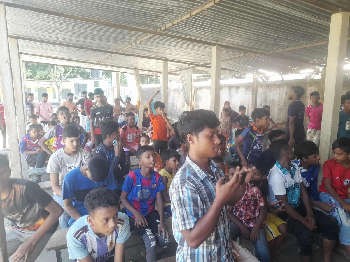 DeveloperJamiar's tweet image. Under the initiative of Nur Ad-Din Foundation, a new sport – Sepak Takraw – has been inaugurated at Darowani Dwi-Mukhi High School to build a drug-free society. Honourable Inaugurators: Mr. Faimun Farid Saga Mr. Shoheb Nuri