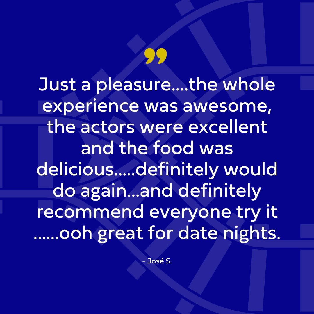 🍽️ From the first course to the final curtain, you're sure to have a night you’ll want to relive again and again!

🕵️‍♀️ Ready to try it for yourself? Book your tickets today: semgulf.com/schedule/

#MMDT #FiveStars #CustomerReview #DateNight #DinnerTrain #DinnerTheater #FortMyers