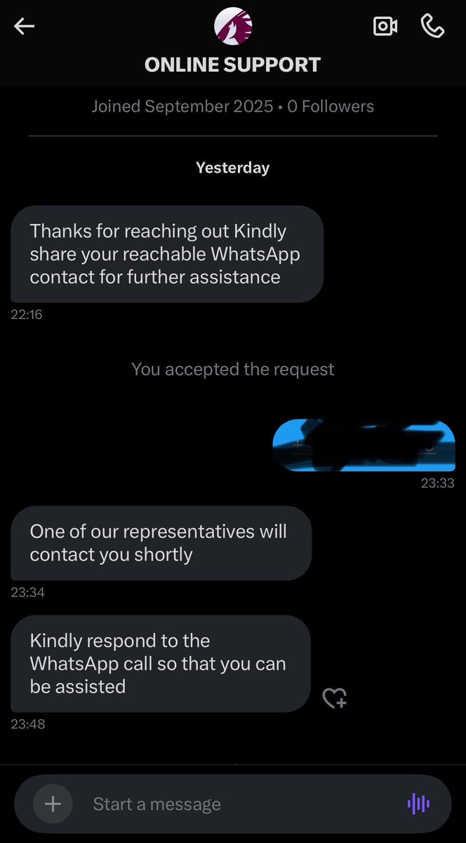 <a href="/NyagaSylvia/">w/Sylvia Nyaga</a> <a href="/qatarairways/">Qatar Airways</a> <a href="/NdutsN/">Nduta Nyaga</a> <a href="/staralliance/">Star Alliance</a> <a href="/KenyaAirports/">Kenya Airports Authority</a> <a href="/qatarairways/">Qatar Airways</a> <a href="/KenyaAirports/">Kenya Airports Authority</a> In the absence of any response from you even scammers  (like this one: <a href="/OnlineAsst4/">ONLINE SUPPORT</a>) are a having a field day. This is frustrating to say the least.

See this?: