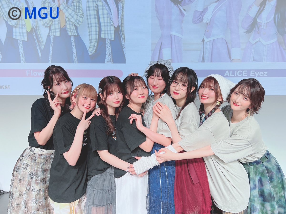 MARINEGIRLSUNIT's tweet photo. 🌟公開録音第2部
結名美月・武田羅梨沙多胡・相川遥花・髙橋咲貴・涼本あきほ・風間万裕子・紫月杏朱彩・田中那実
1年ぶりのコラボありがとうございました✨
バイノーラルマイクの音声は必聴のクオリティ🎤
ラジオをお楽しみに!
今後の各ユニットの応援宜しくお願いします!
#ALiCEEyez #Flowords https://t.co/f8D4Xt3TvA