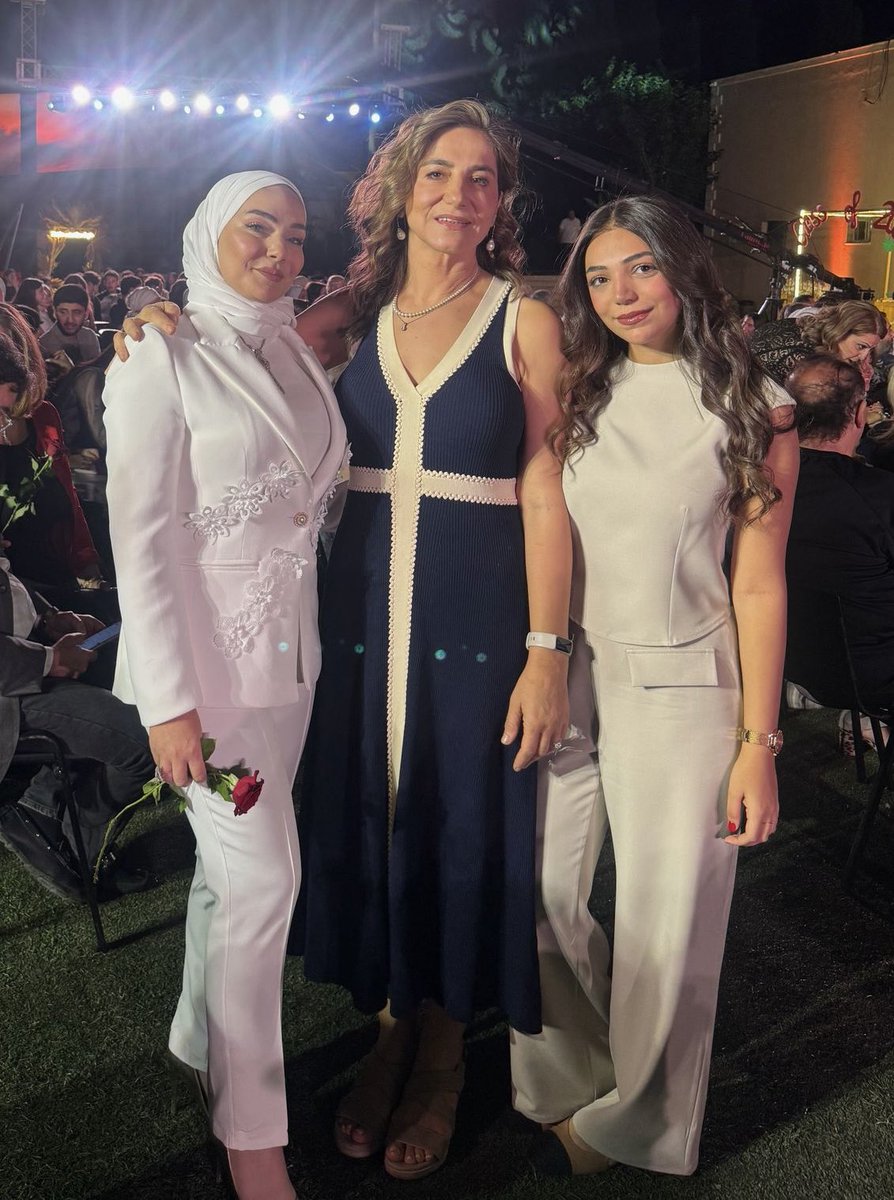 After fifteen years of watching family events remotely I am finally able to join a family event in person to celebrate the graduation of my niece Naya from high school in #Damascus yesterday.  She came among the very top few in her class and will be studying medicine.